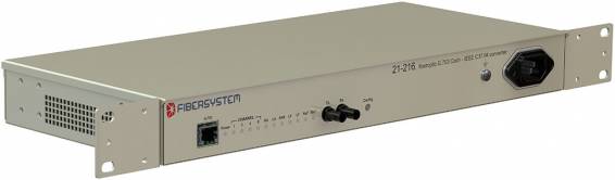Fiber optic G.703 Codir-IEEE C37.94 Converter